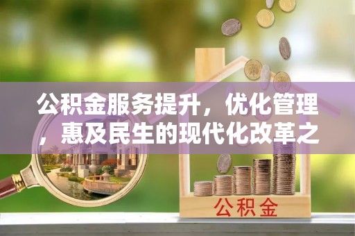 武义县公积金服务提升，优化管理，惠及民生的现代化改革之路